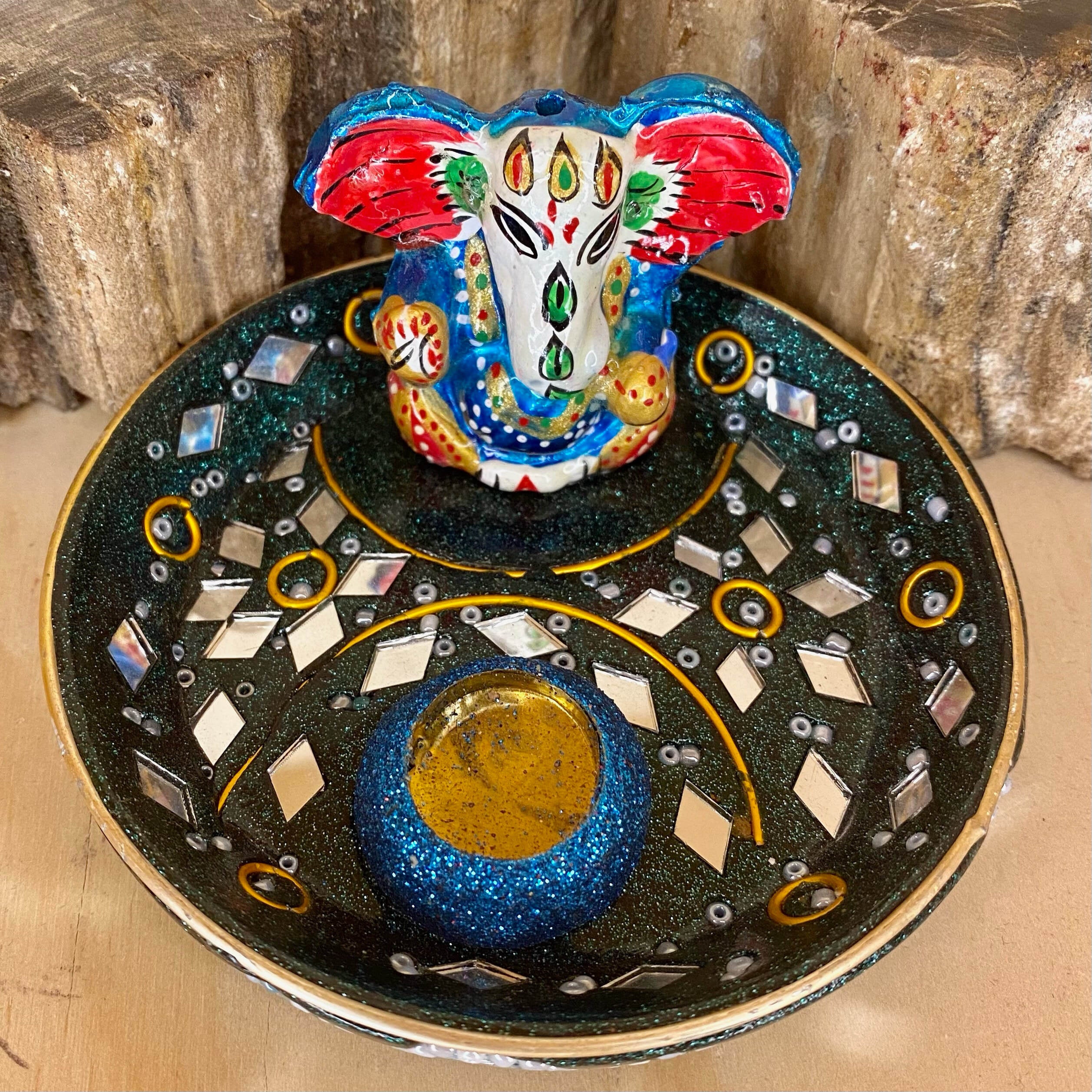 Lacquer Lord Ganesha Incense Burner | Tumbleweed Botanicals